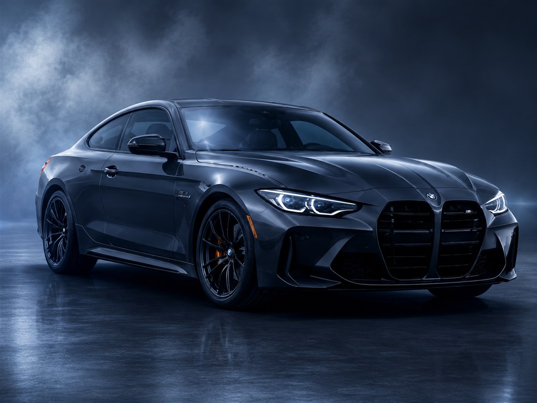 Schwarzer BMW M4 Competition